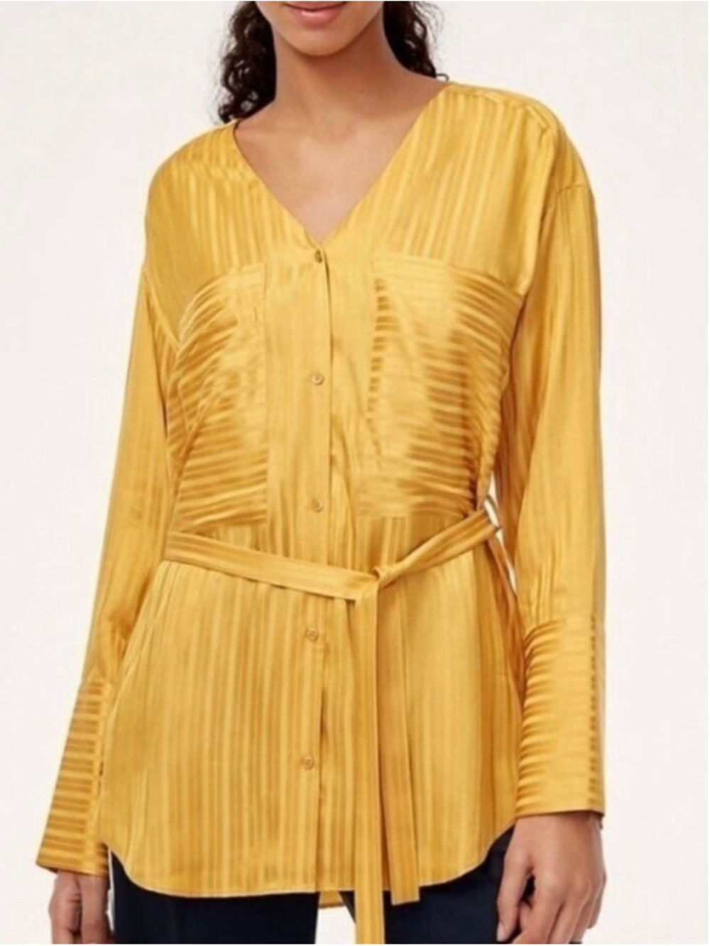 Wilfred Zelie Shirt yellow size XS Aritzia
